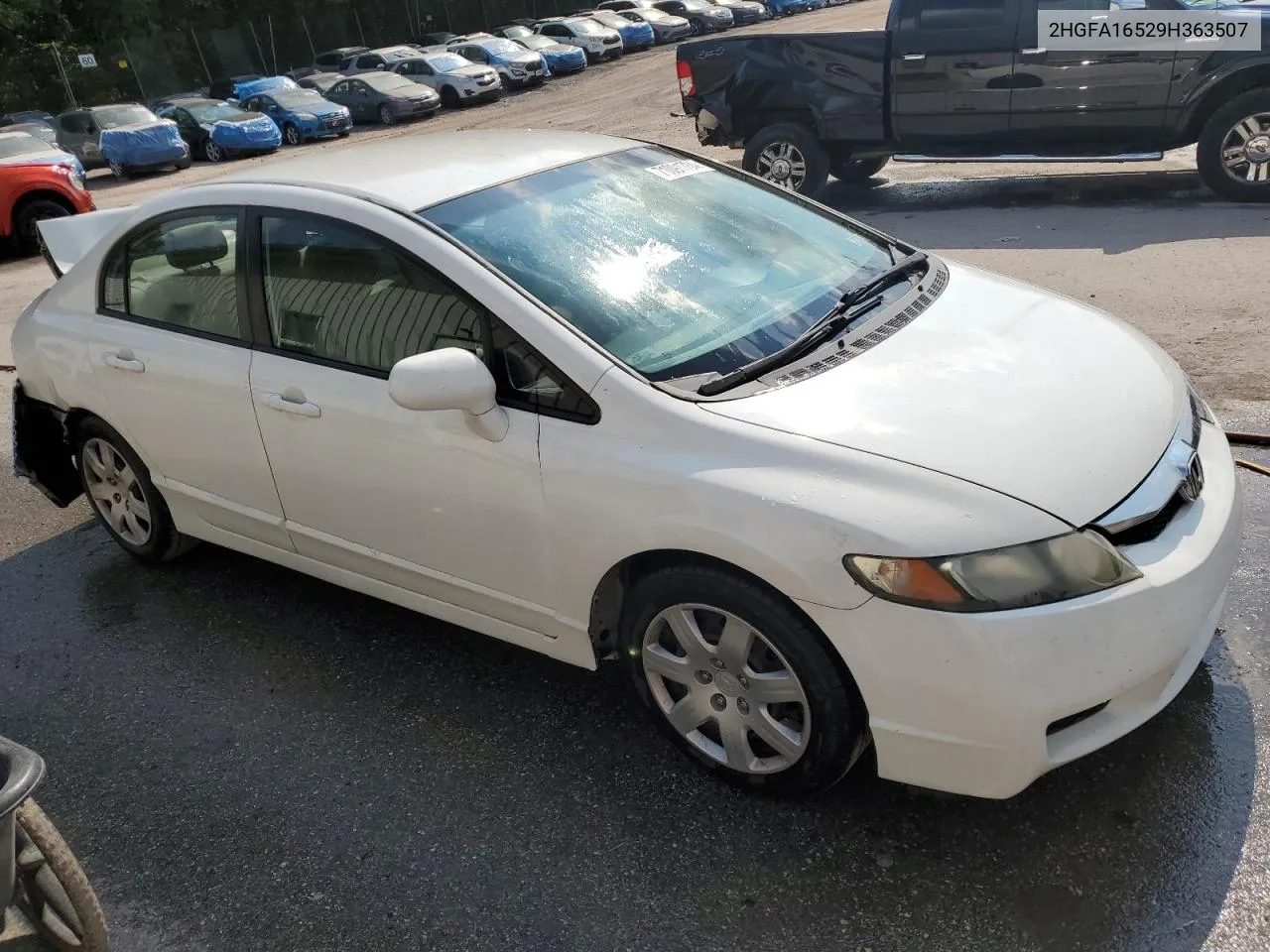 2HGFA16529H363507 2009 Honda Civic Lx