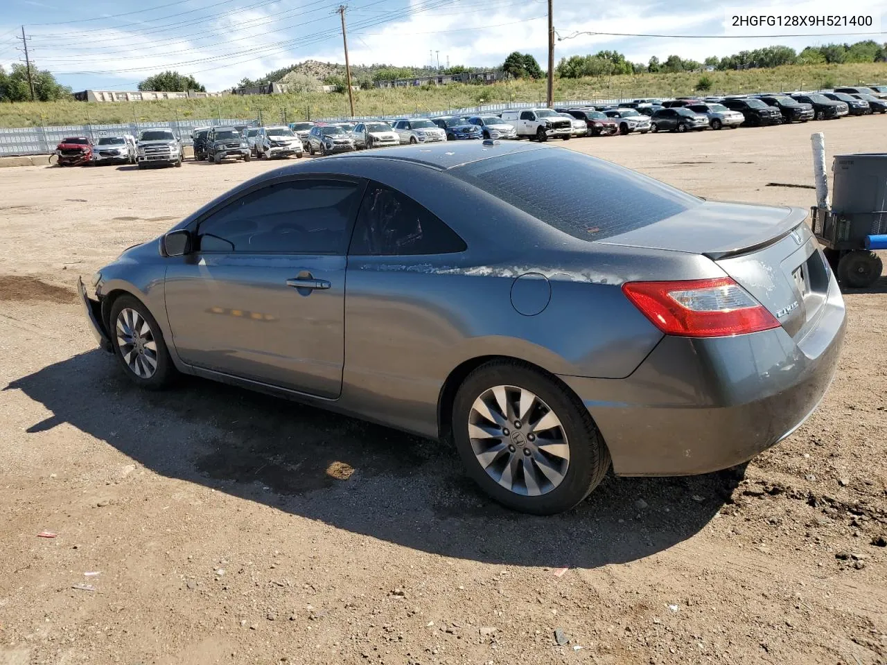 2009 Honda Civic Ex VIN: 2HGFG128X9H521400 Lot: 71253314