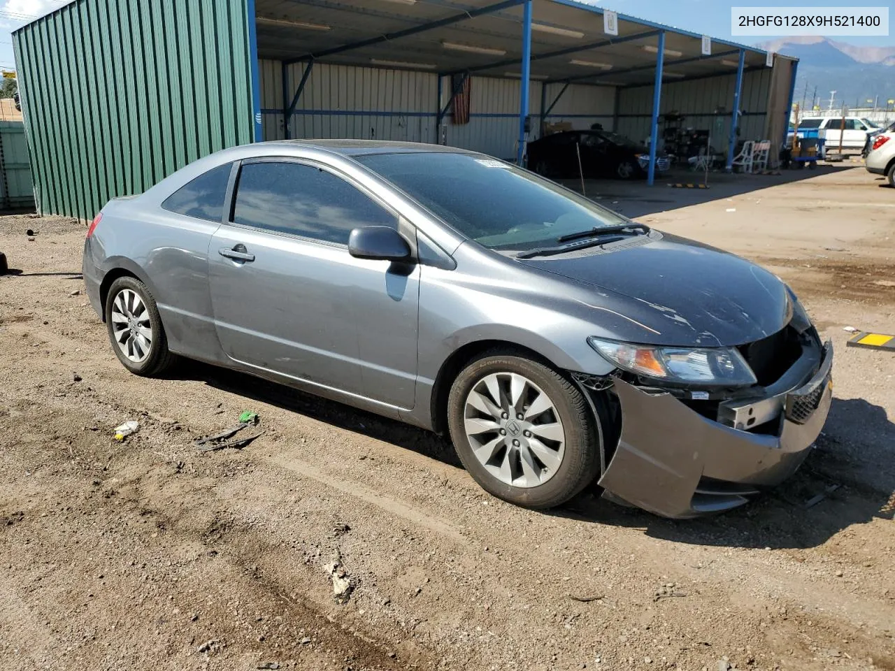 2009 Honda Civic Ex VIN: 2HGFG128X9H521400 Lot: 71253314