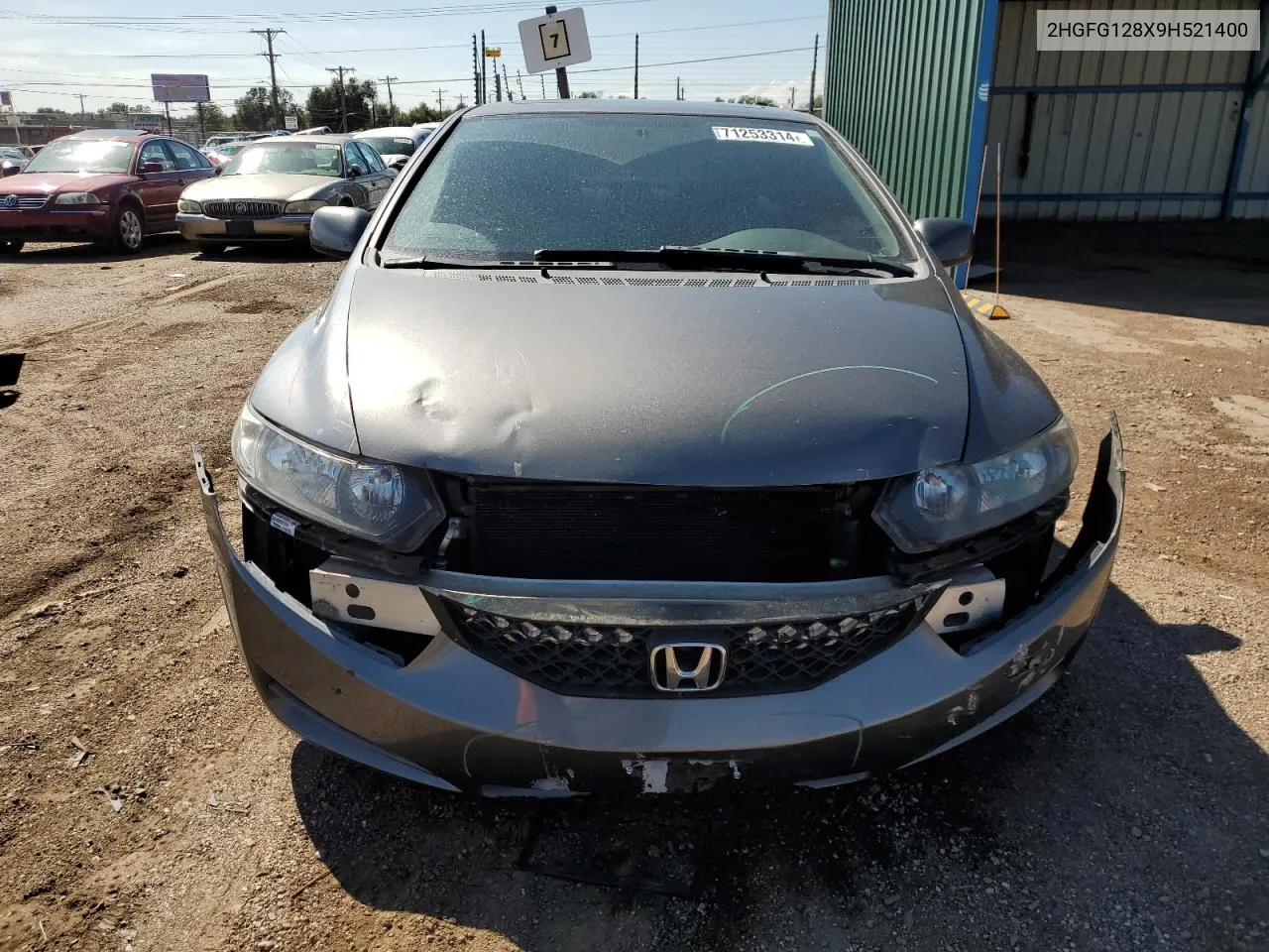 2009 Honda Civic Ex VIN: 2HGFG128X9H521400 Lot: 71253314