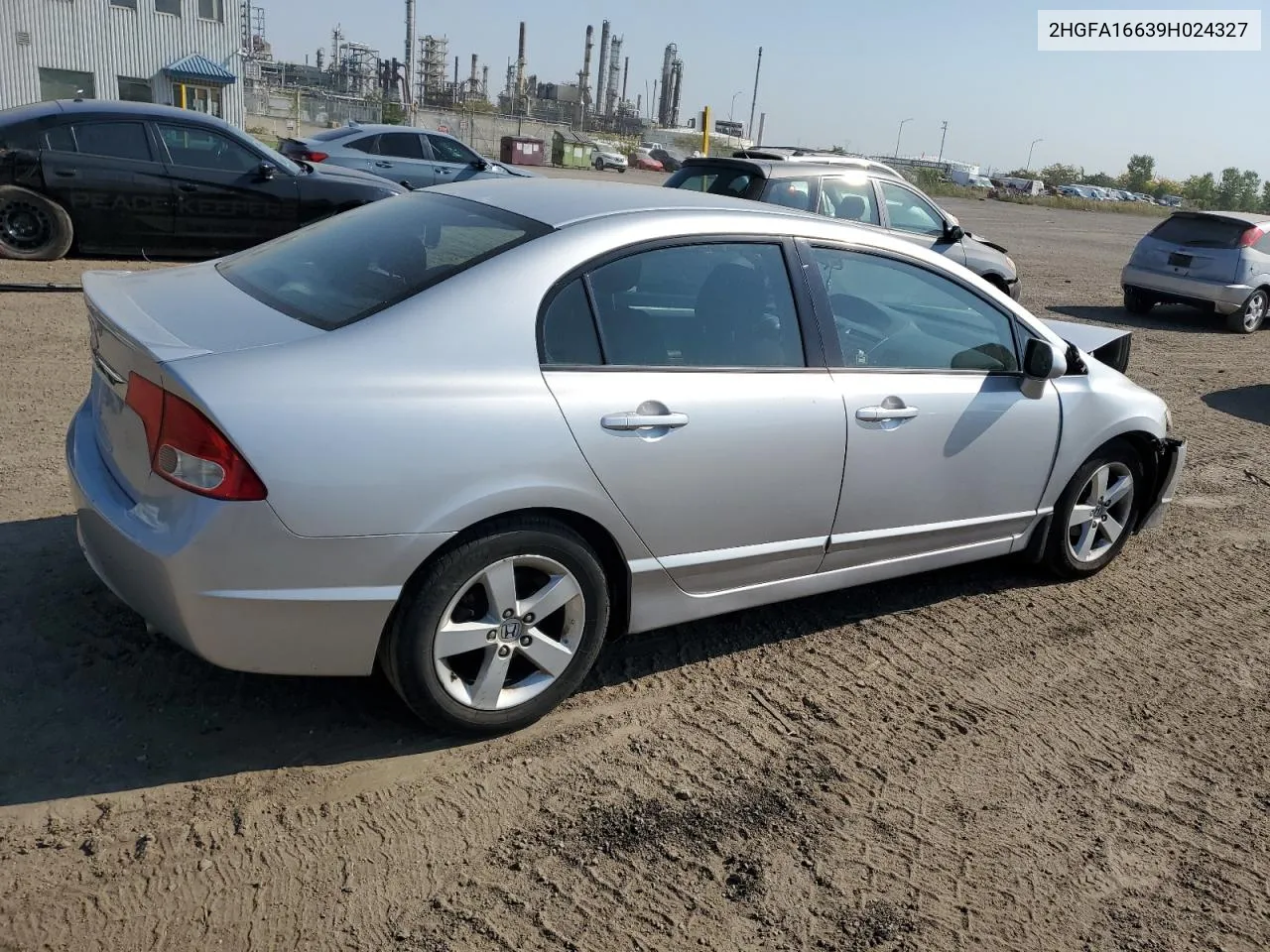 2HGFA16639H024327 2009 Honda Civic Lx-S