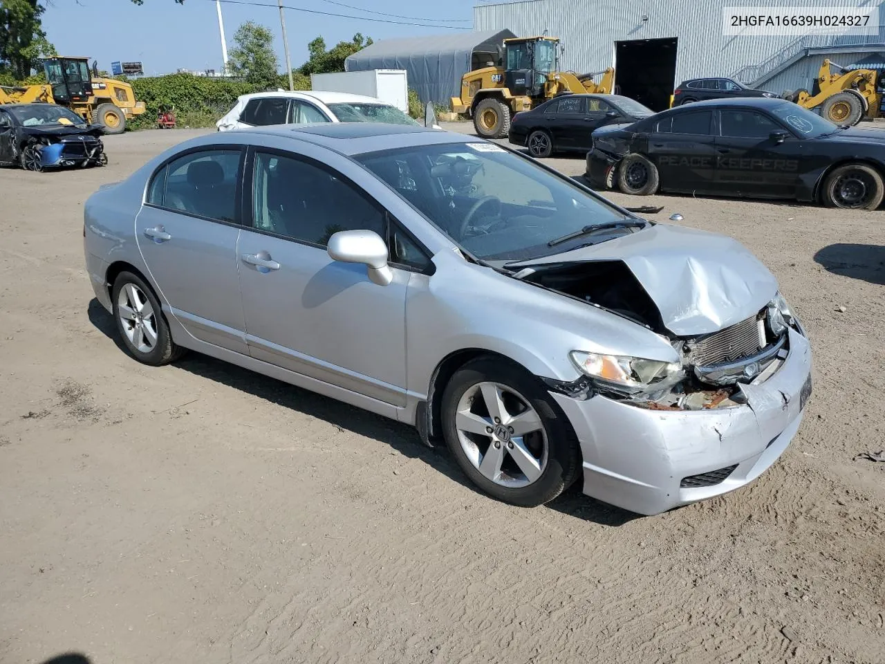 2HGFA16639H024327 2009 Honda Civic Lx-S