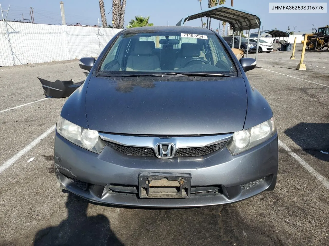 2009 Honda Civic Hybrid VIN: JHMFA36259S016776 Lot: 71492234