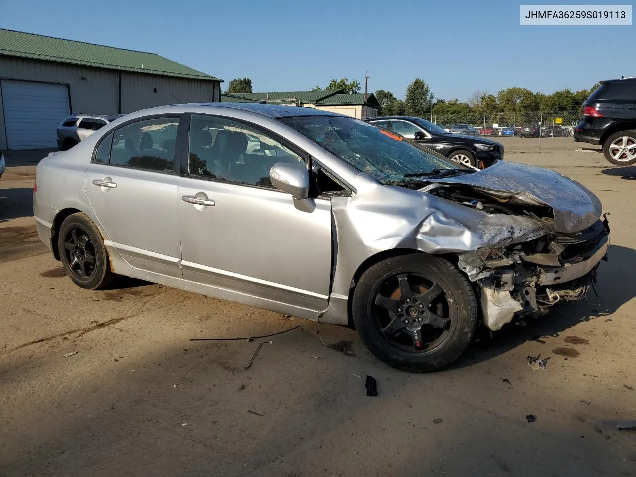 2009 Honda Civic Hybrid VIN: JHMFA36259S019113 Lot: 71523234