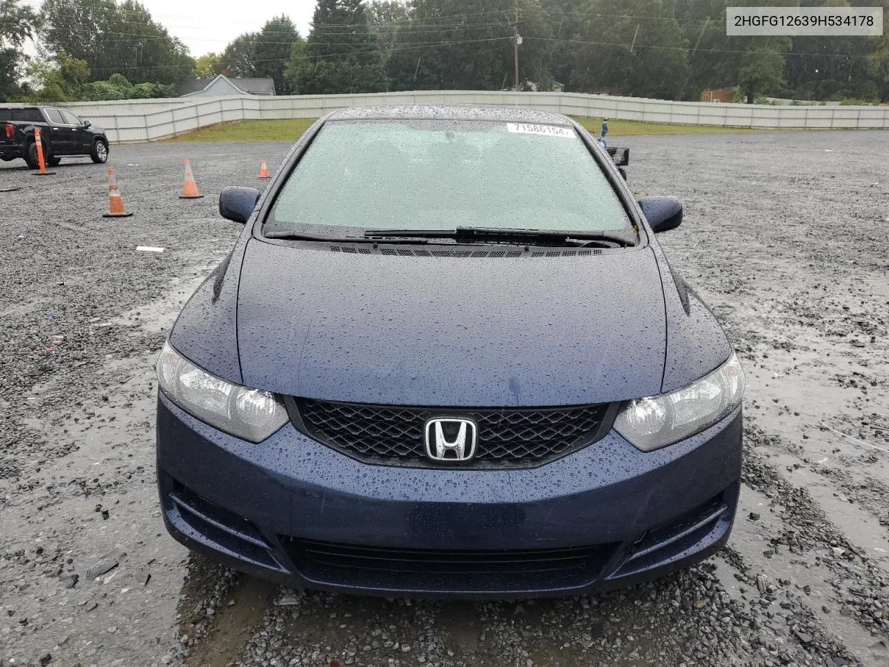 2009 Honda Civic Lx VIN: 2HGFG12639H534178 Lot: 71586154