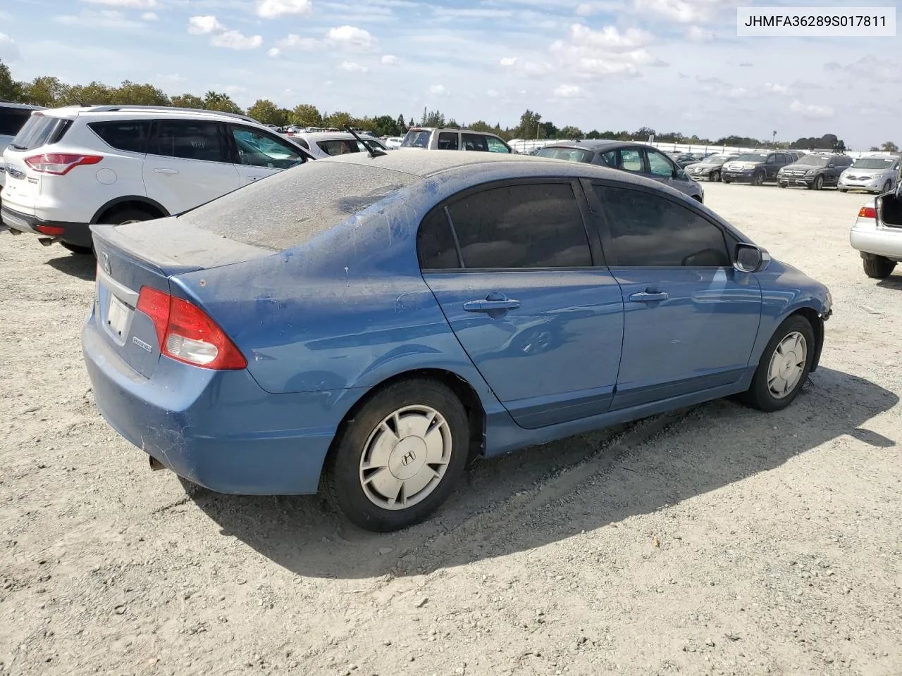 2009 Honda Civic Hybrid VIN: JHMFA36289S017811 Lot: 71771544