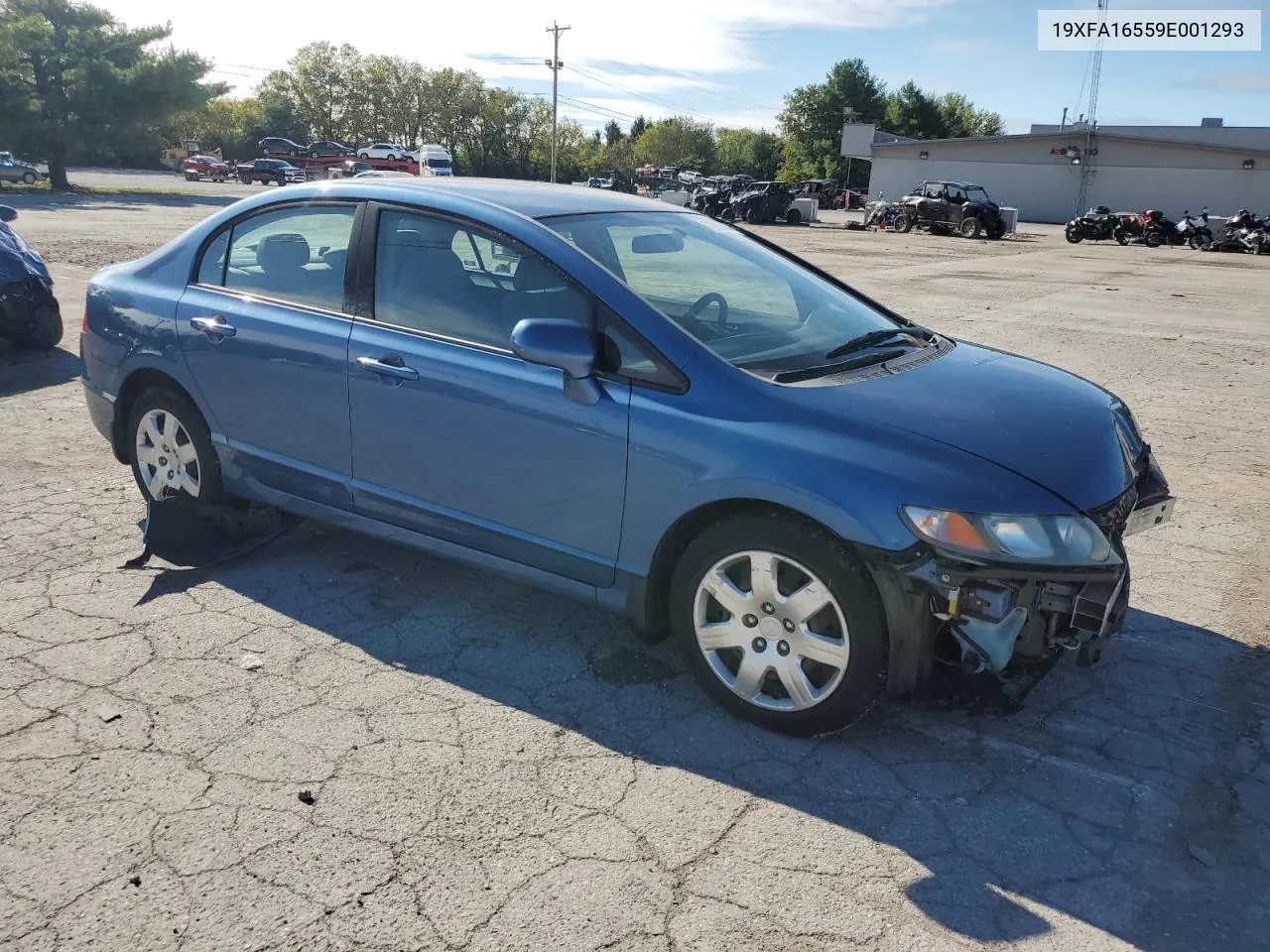 2009 Honda Civic Lx VIN: 19XFA16559E001293 Lot: 72009004