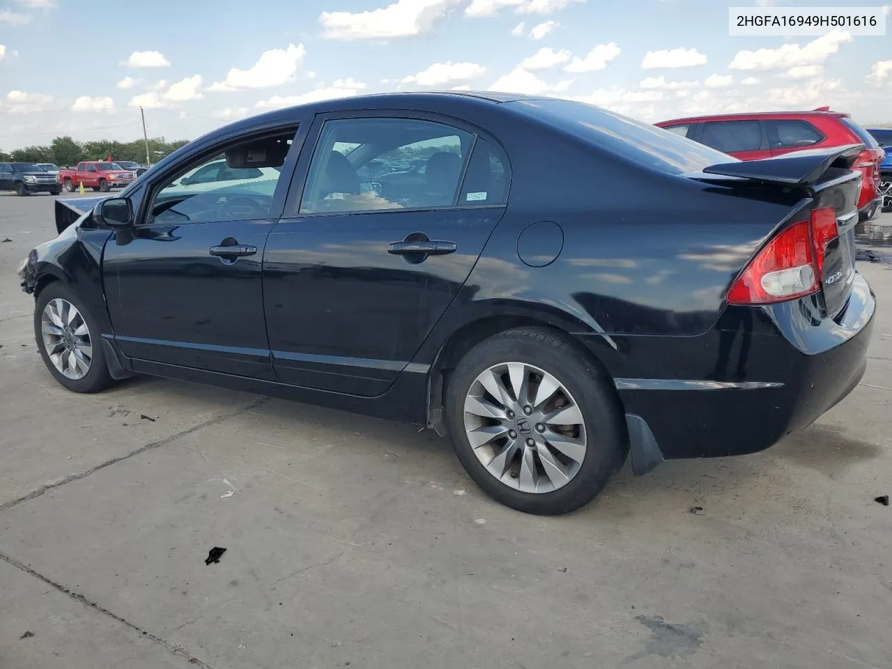 2009 Honda Civic Exl VIN: 2HGFA16949H501616 Lot: 72156754