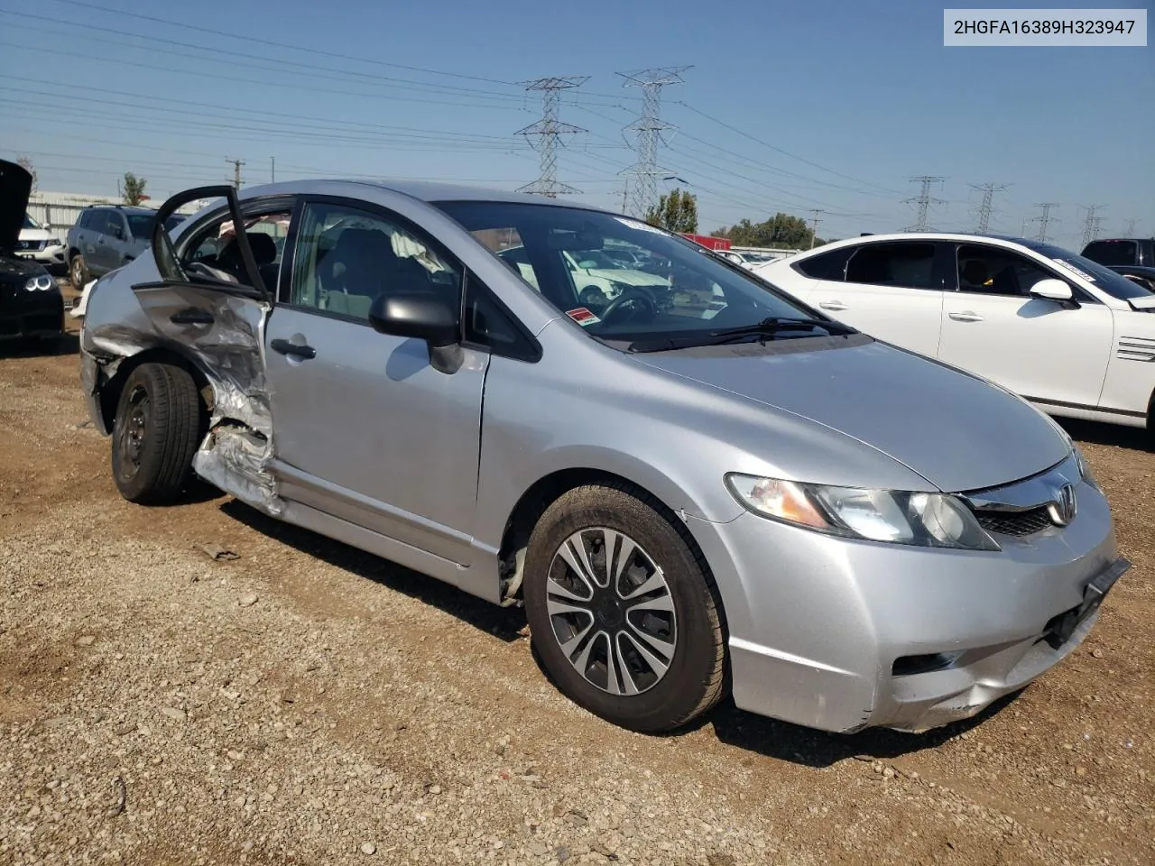 2009 Honda Civic Vp VIN: 2HGFA16389H323947 Lot: 72224024