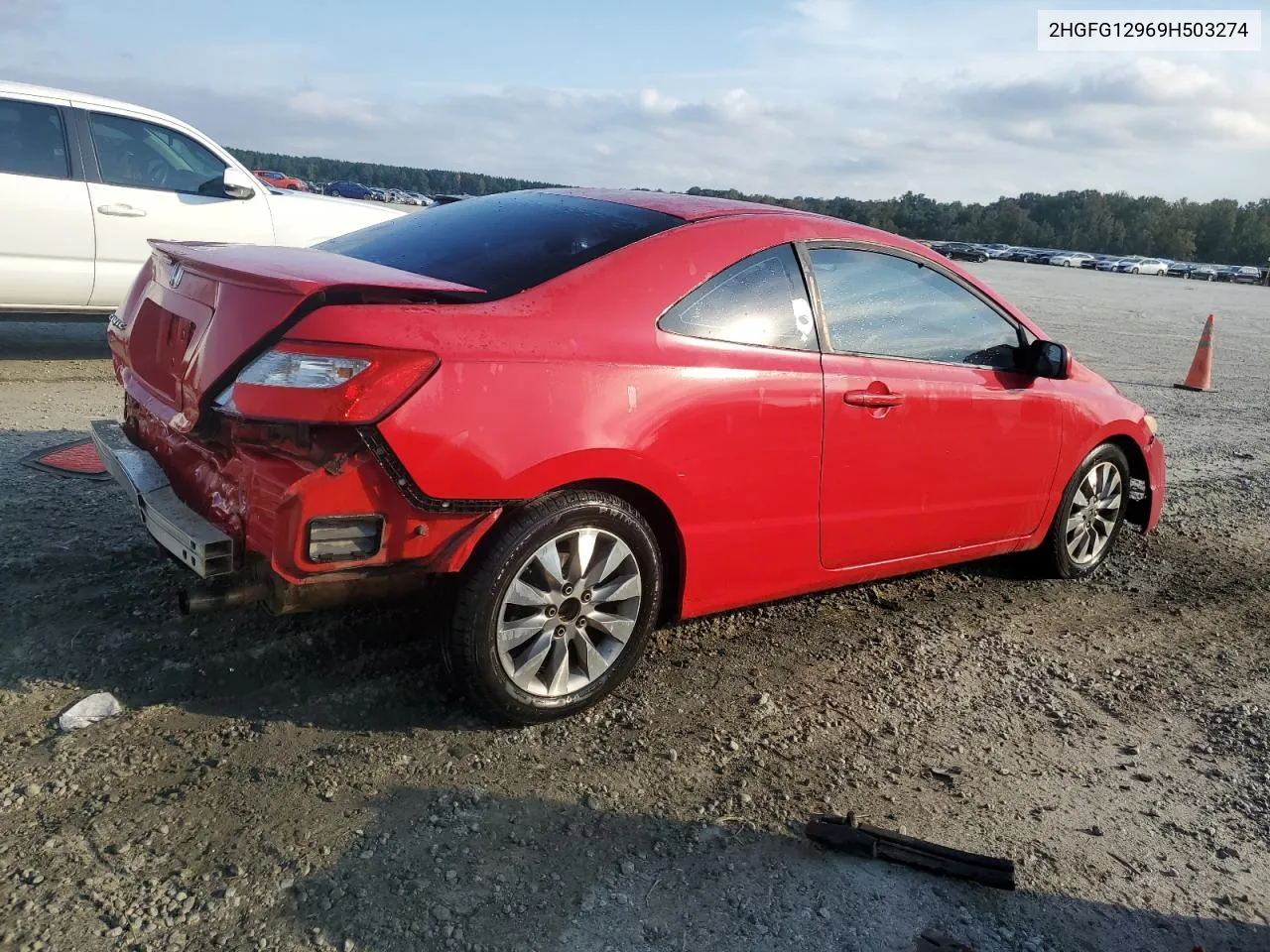 2009 Honda Civic Exl VIN: 2HGFG12969H503274 Lot: 72414314