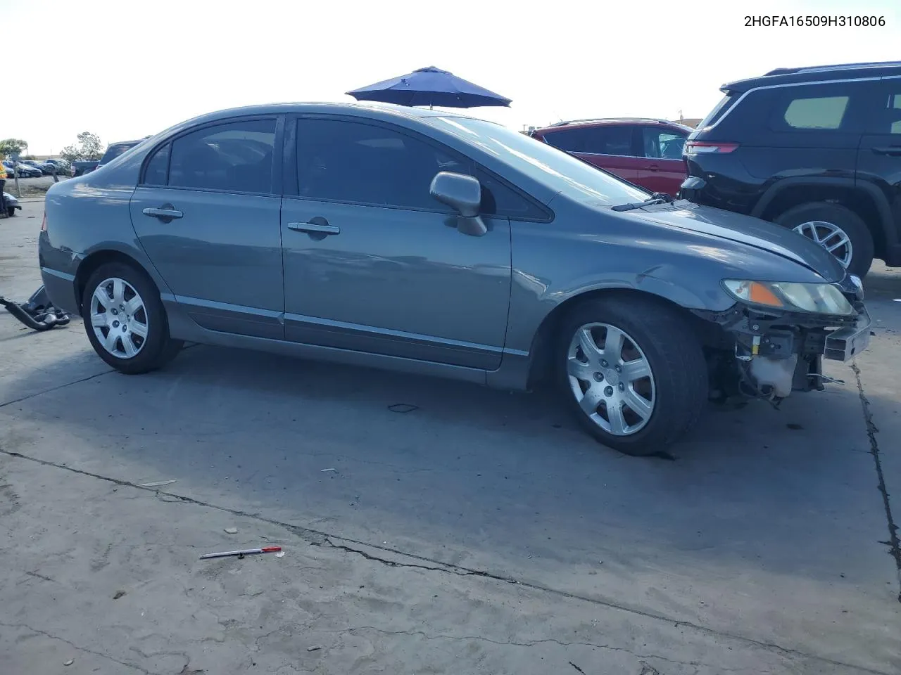 2009 Honda Civic Lx VIN: 2HGFA16509H310806 Lot: 72462434