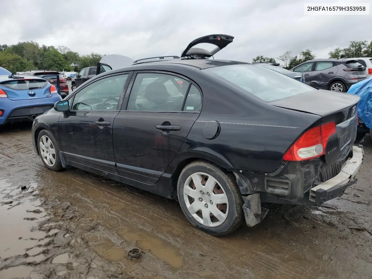 2009 Honda Civic Lx VIN: 2HGFA16579H353958 Lot: 72674014