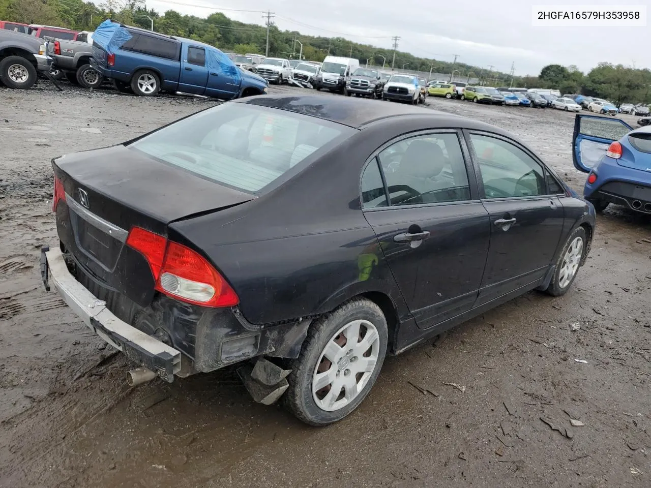 2009 Honda Civic Lx VIN: 2HGFA16579H353958 Lot: 72674014