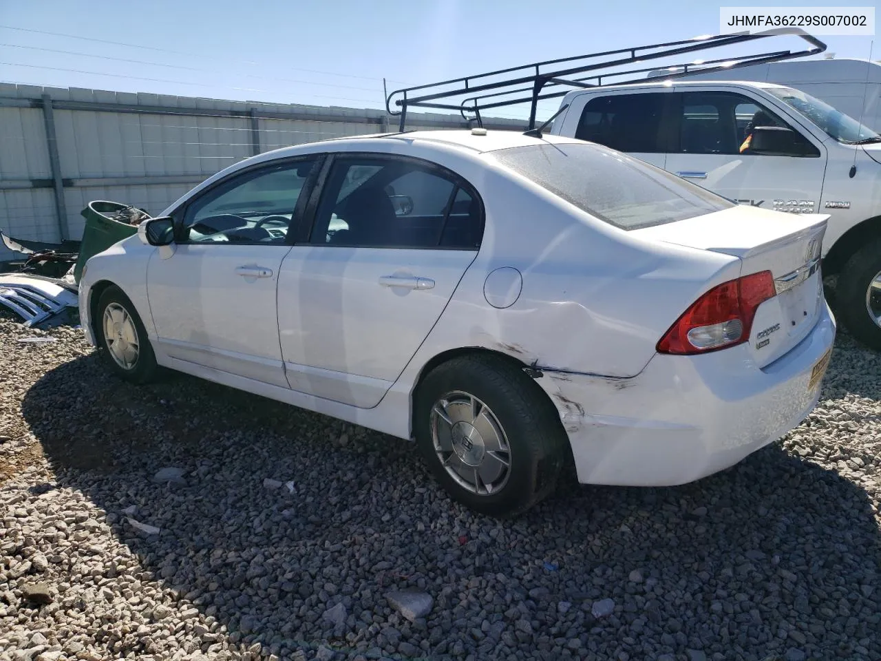 JHMFA36229S007002 2009 Honda Civic Hybrid