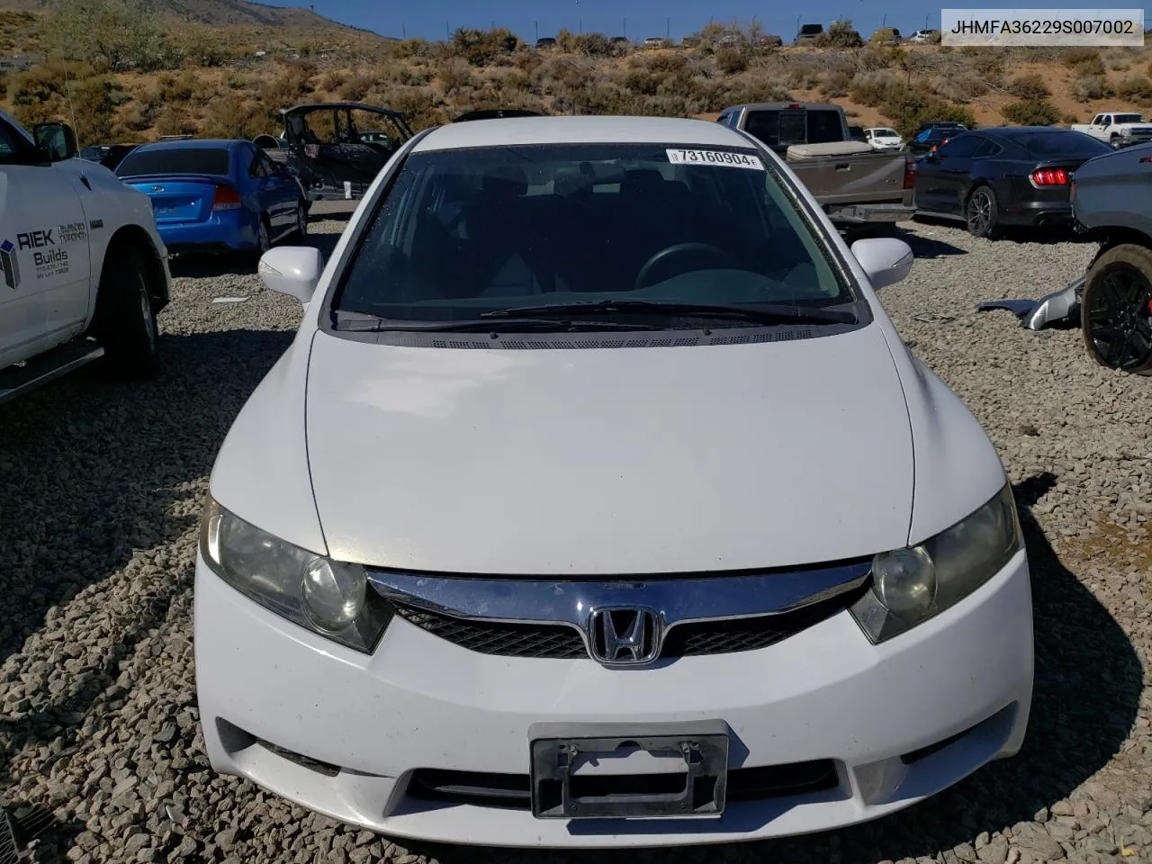 JHMFA36229S007002 2009 Honda Civic Hybrid