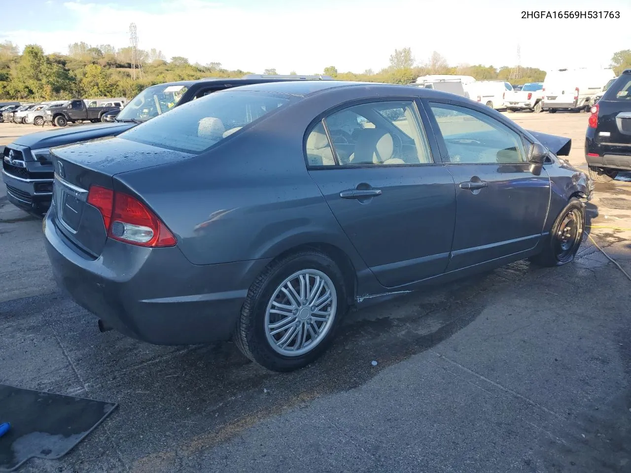 2009 Honda Civic Lx VIN: 2HGFA16569H531763 Lot: 73164914