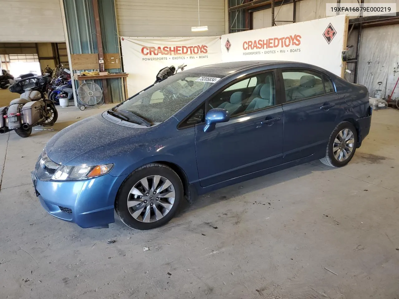 2009 Honda Civic Ex VIN: 19XFA16879E000219 Lot: 73205834