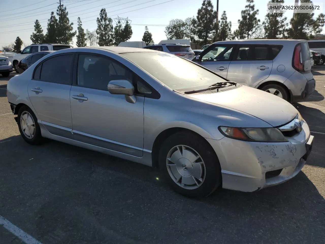 2009 Honda Civic Hybrid VIN: JHMFA362X9S004672 Lot: 73215244