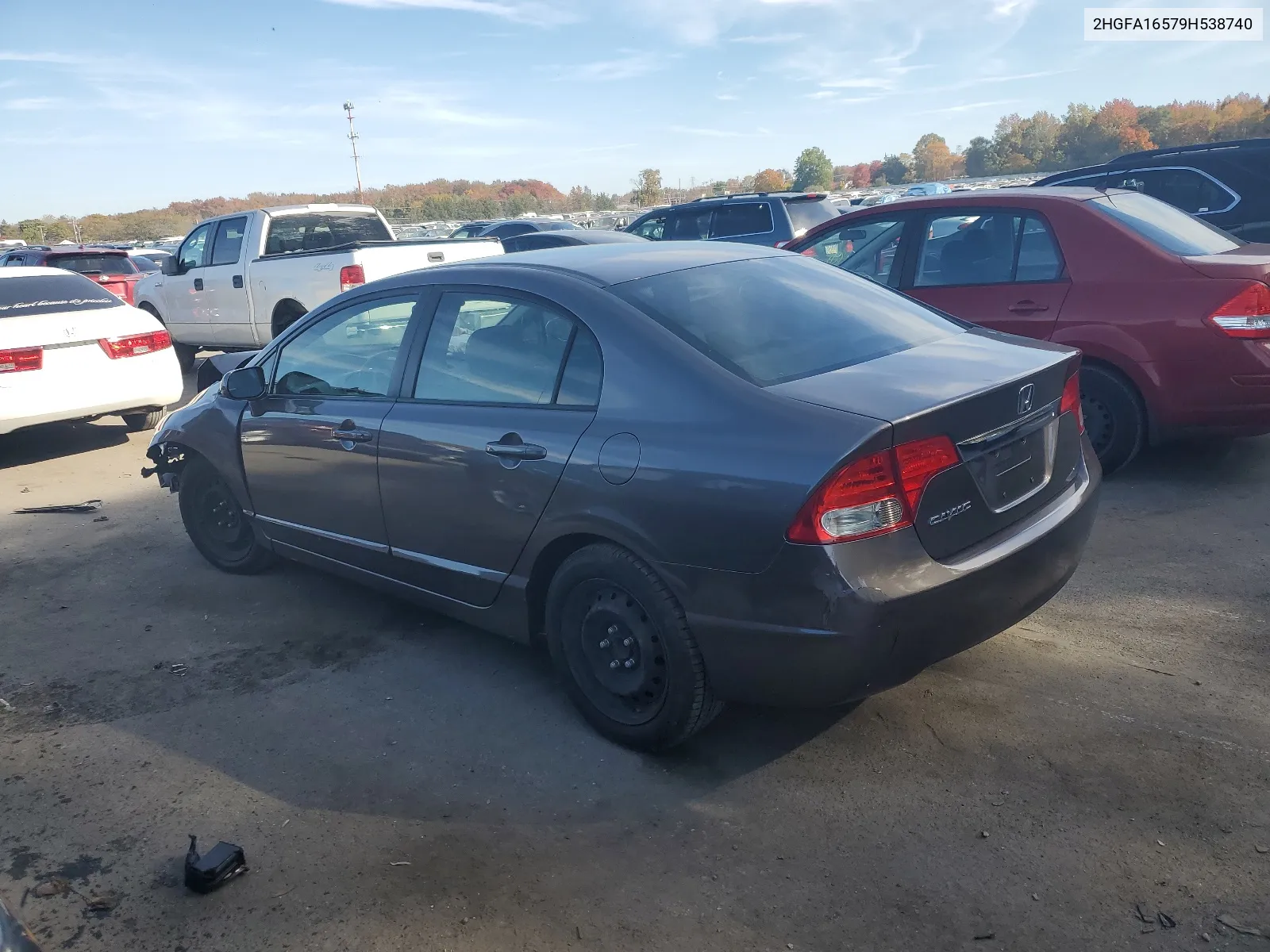 2HGFA16579H538740 2009 Honda Civic Lx