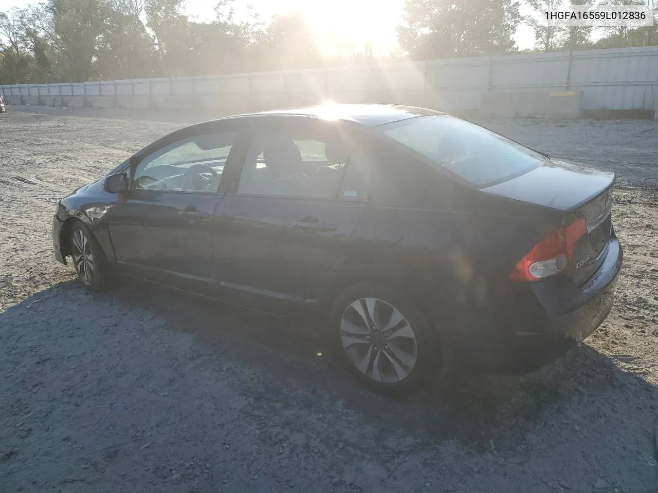 2009 Honda Civic Lx VIN: 1HGFA16559L012836 Lot: 73528644