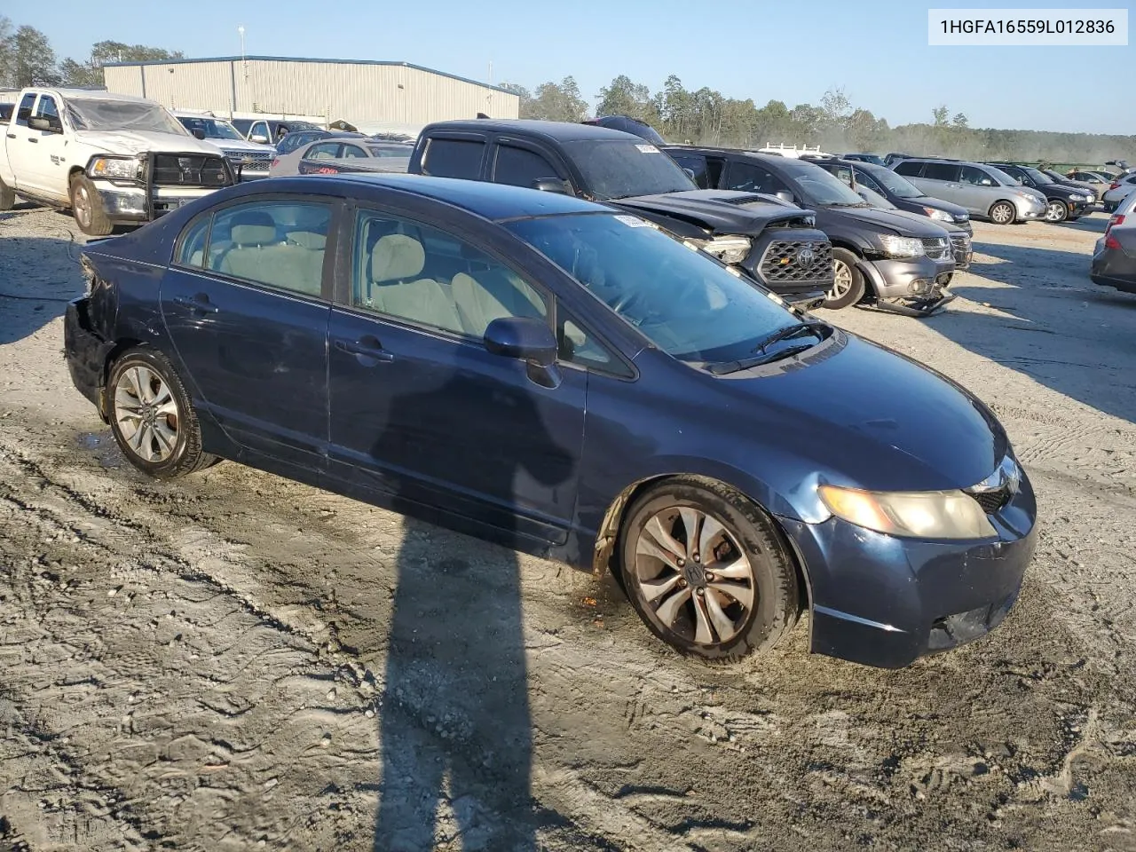 1HGFA16559L012836 2009 Honda Civic Lx