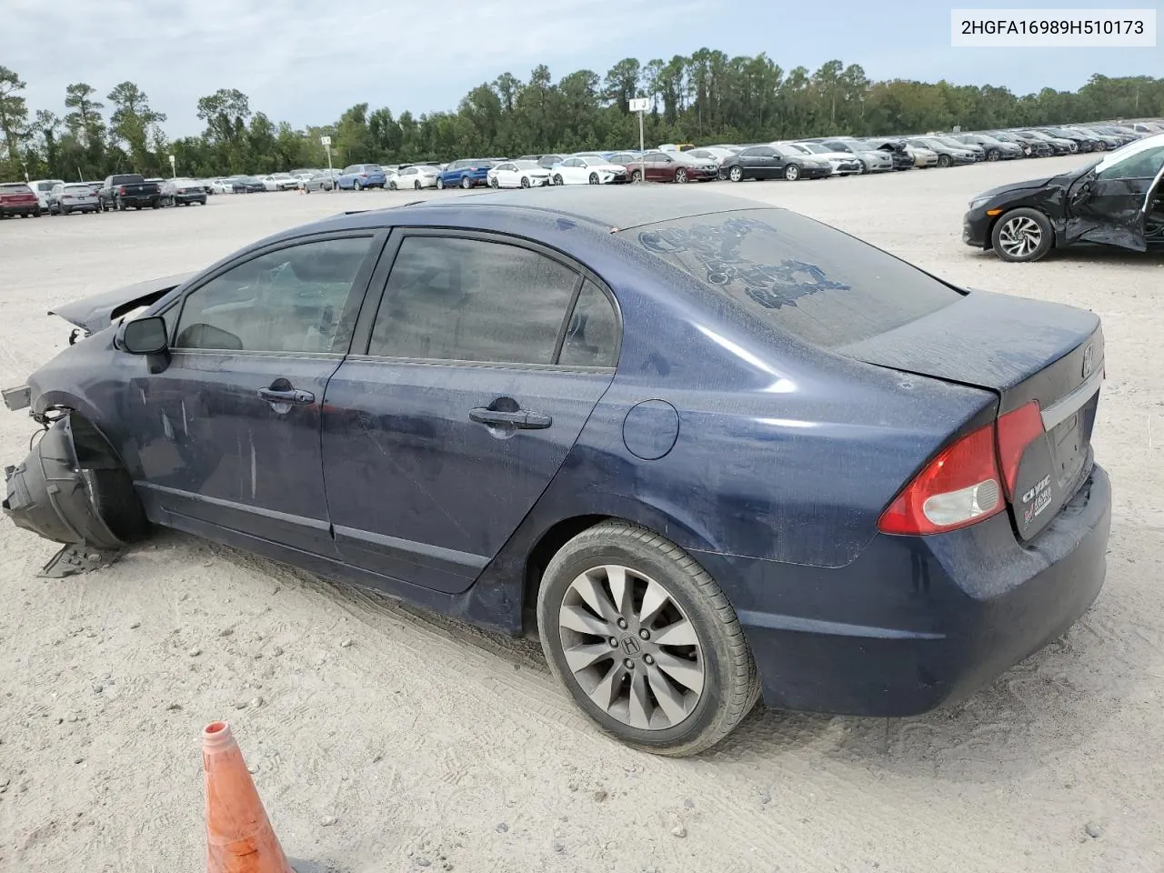 2009 Honda Civic Exl VIN: 2HGFA16989H510173 Lot: 73687594