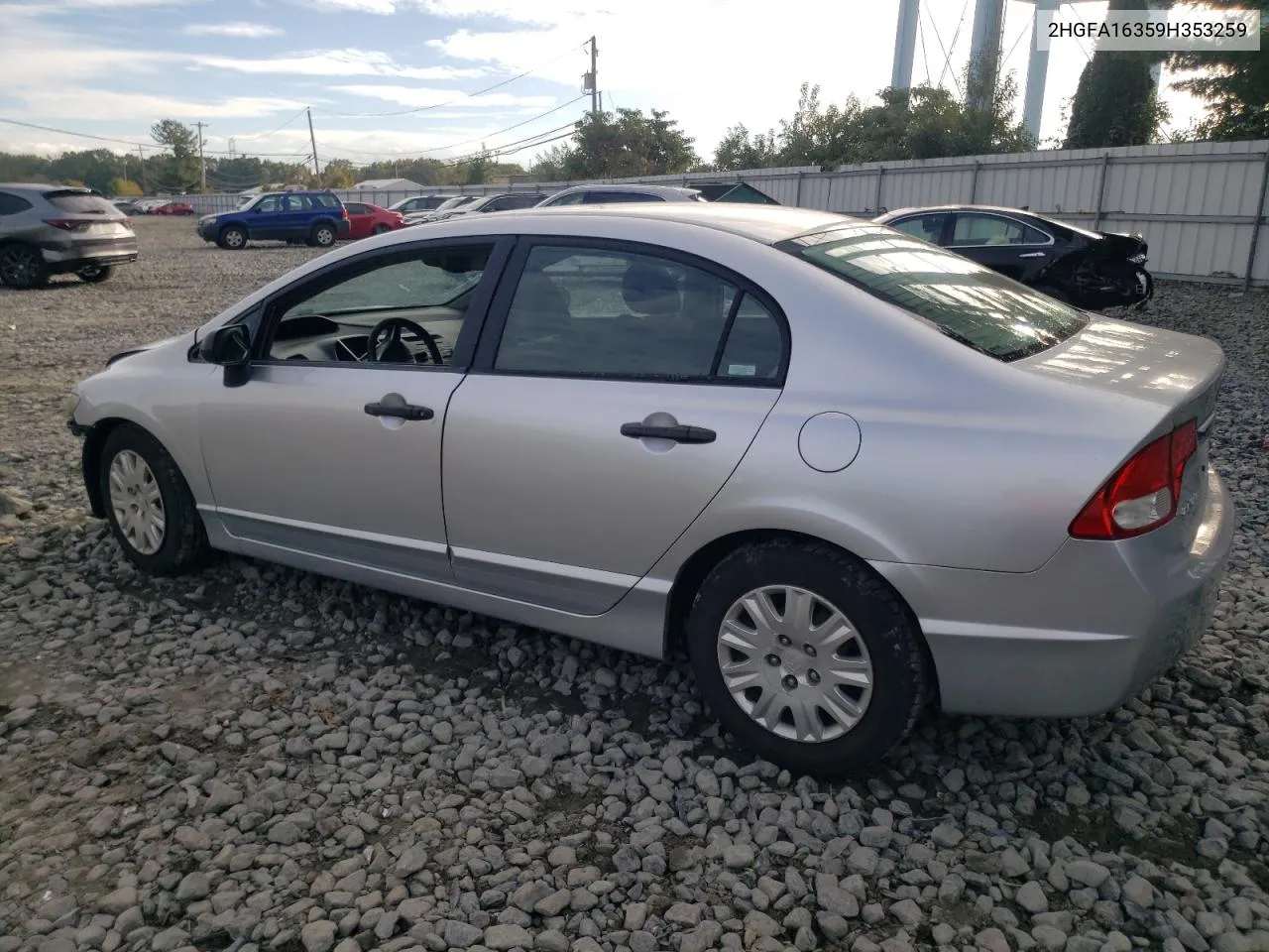 2009 Honda Civic Vp VIN: 2HGFA16359H353259 Lot: 73822314