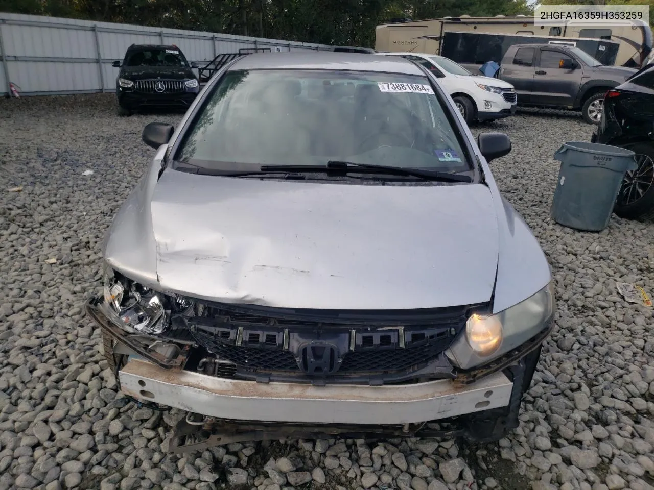 2HGFA16359H353259 2009 Honda Civic Vp