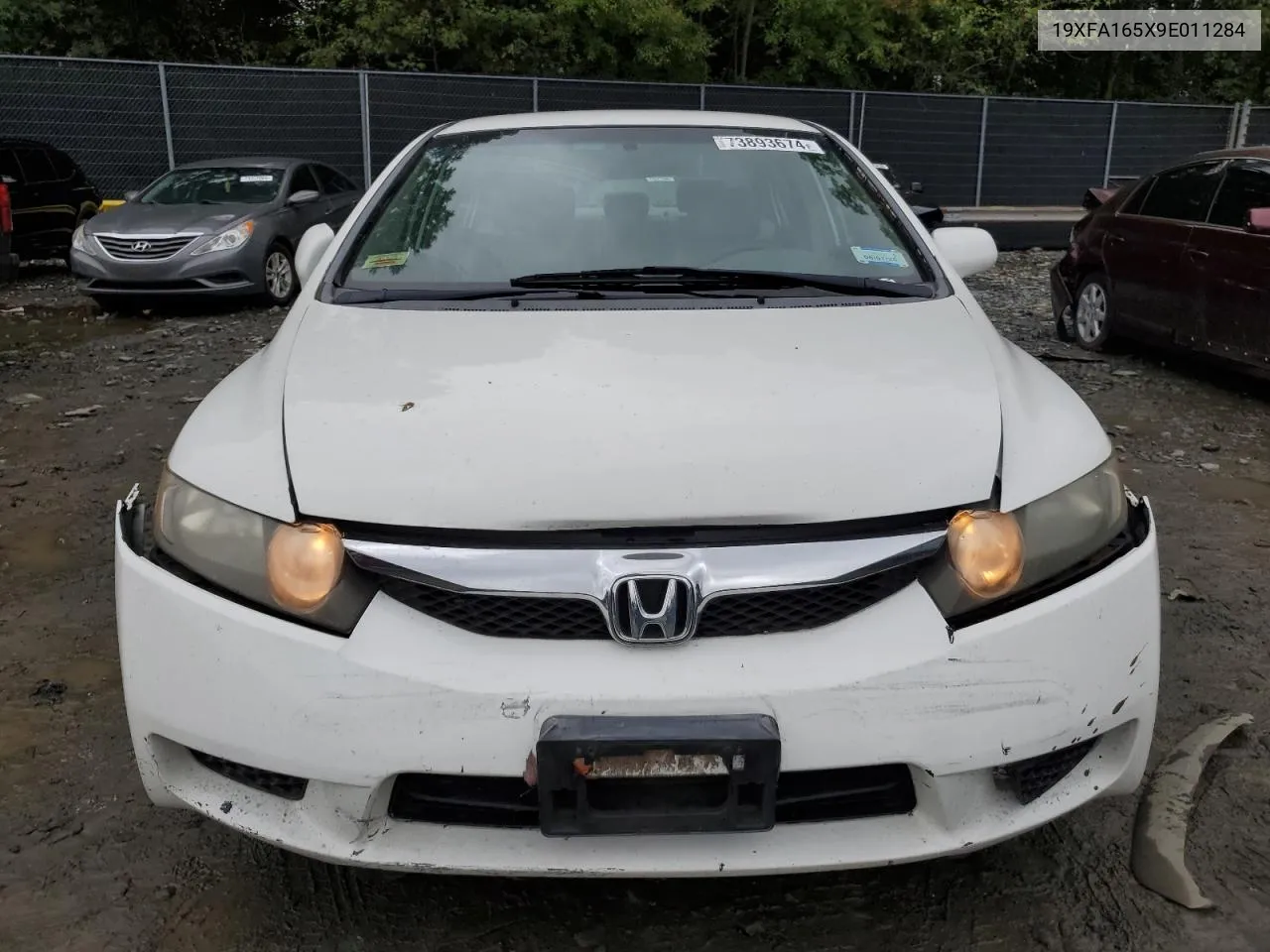 2009 Honda Civic Lx VIN: 19XFA165X9E011284 Lot: 73893674