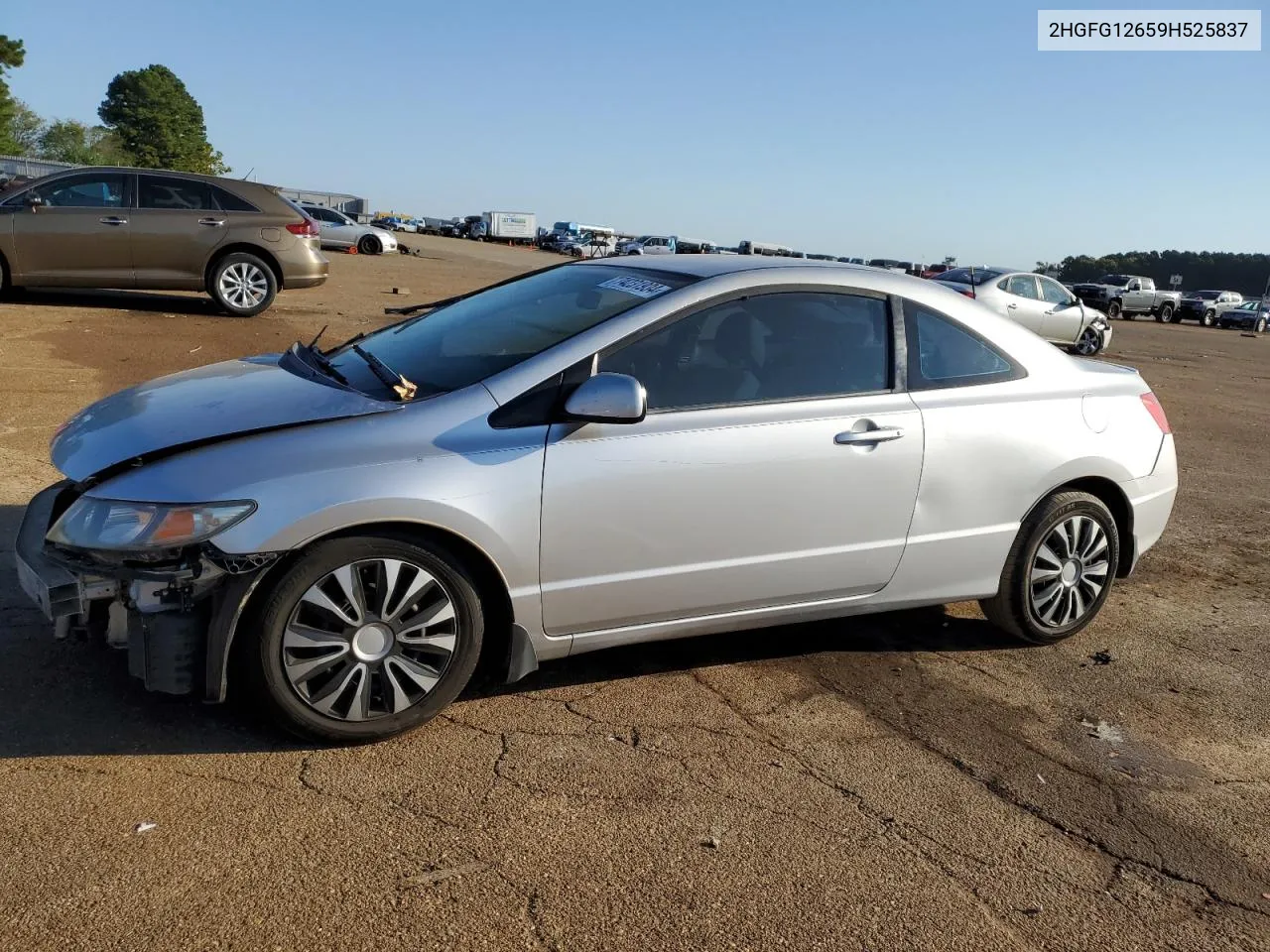 2009 Honda Civic Lx VIN: 2HGFG12659H525837 Lot: 74231934