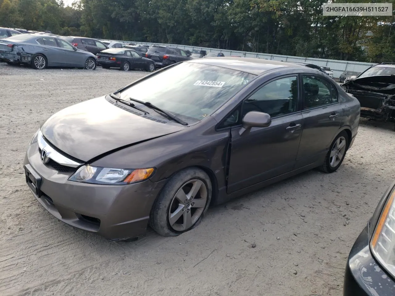 2HGFA16639H511527 2009 Honda Civic Lx-S