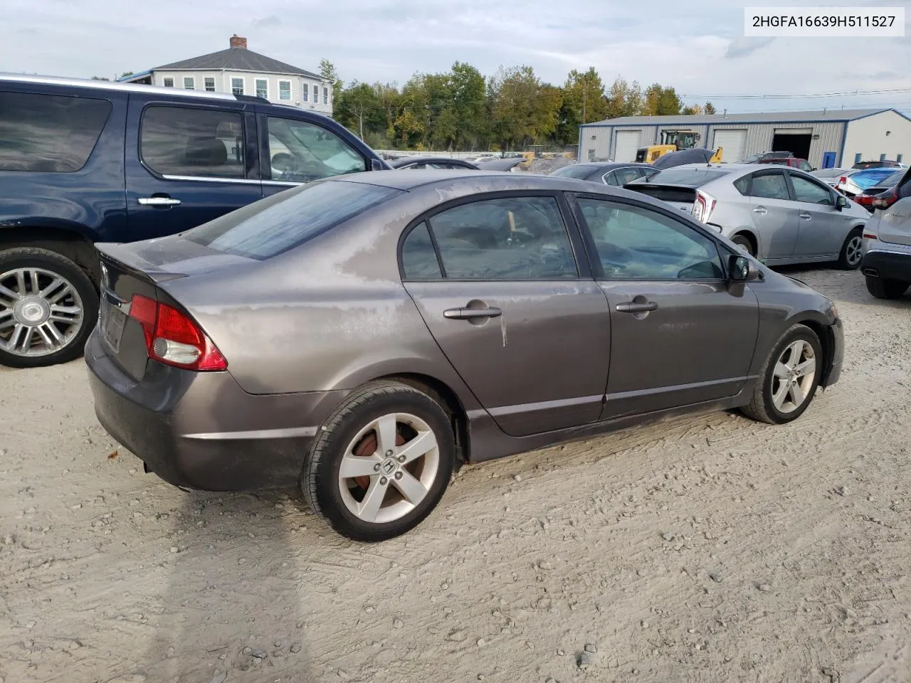 2009 Honda Civic Lx-S VIN: 2HGFA16639H511527 Lot: 74342854