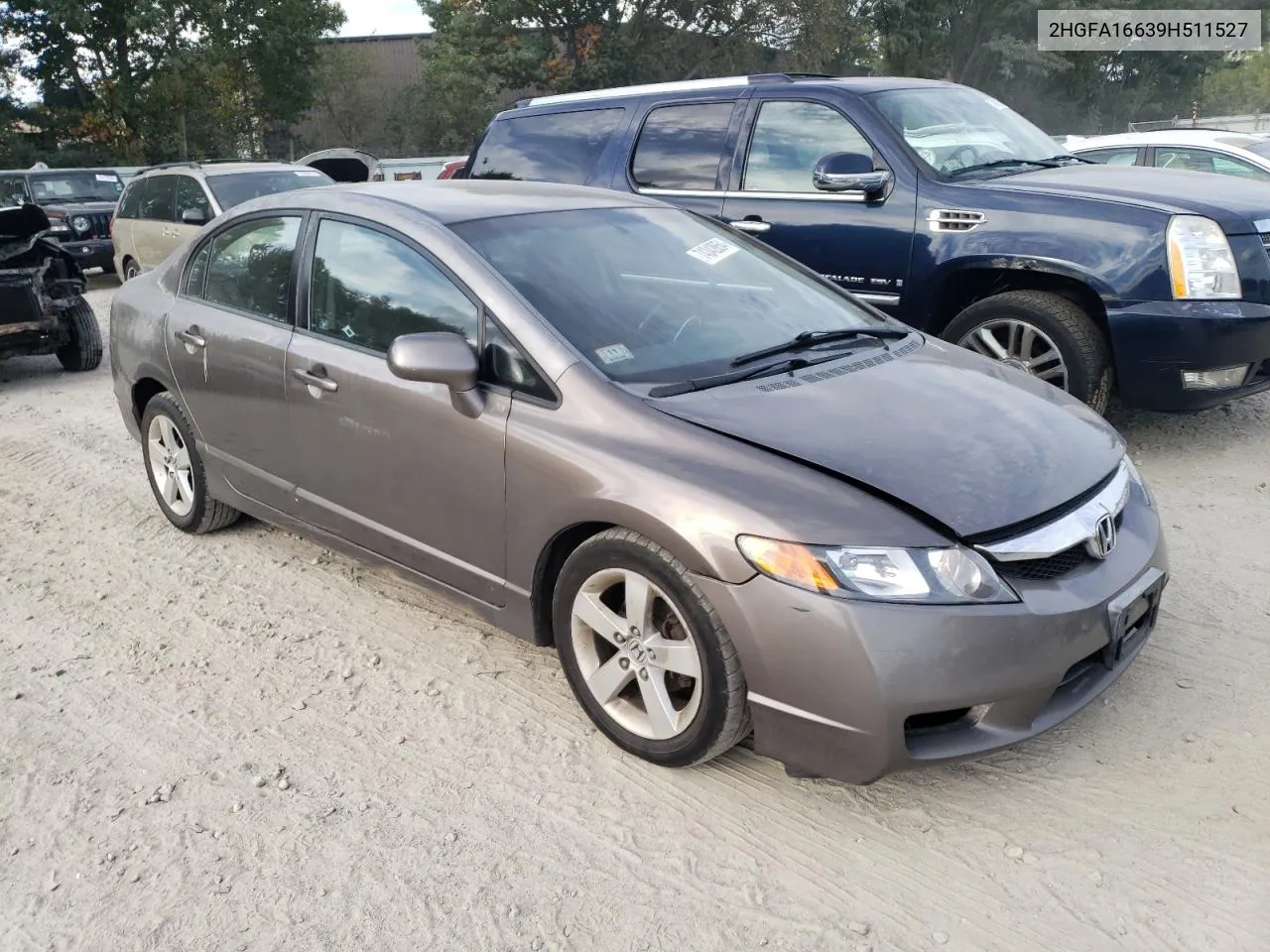 2009 Honda Civic Lx-S VIN: 2HGFA16639H511527 Lot: 74342854