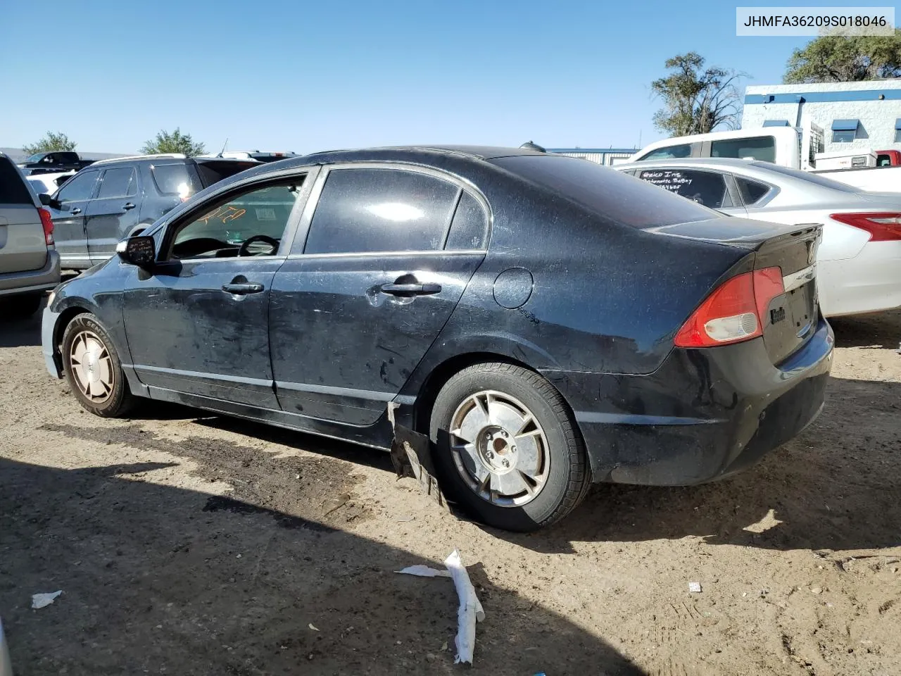 2009 Honda Civic Hybrid VIN: JHMFA36209S018046 Lot: 74368924