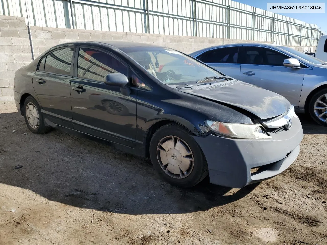 2009 Honda Civic Hybrid VIN: JHMFA36209S018046 Lot: 74368924