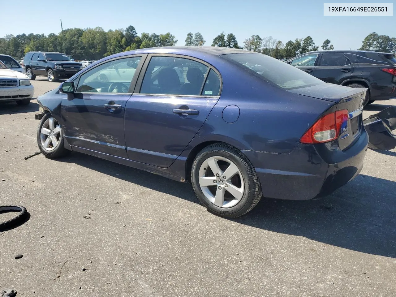 2009 Honda Civic Lx-S VIN: 19XFA16649E026551 Lot: 74550444