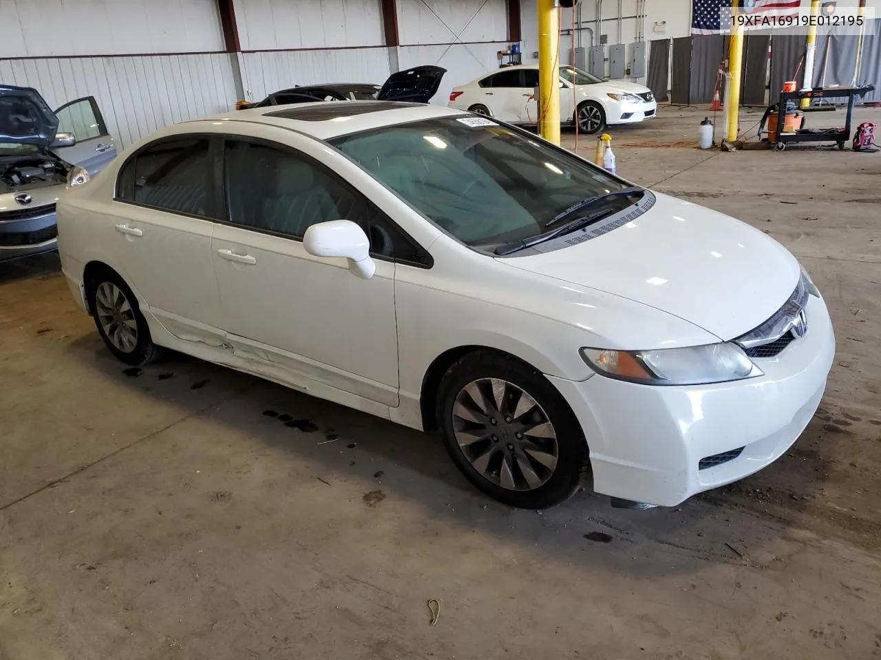 2009 Honda Civic Exl VIN: 19XFA16919E012195 Lot: 74558194