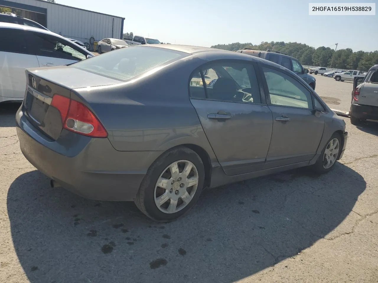 2009 Honda Civic Lx VIN: 2HGFA16519H538829 Lot: 74782564