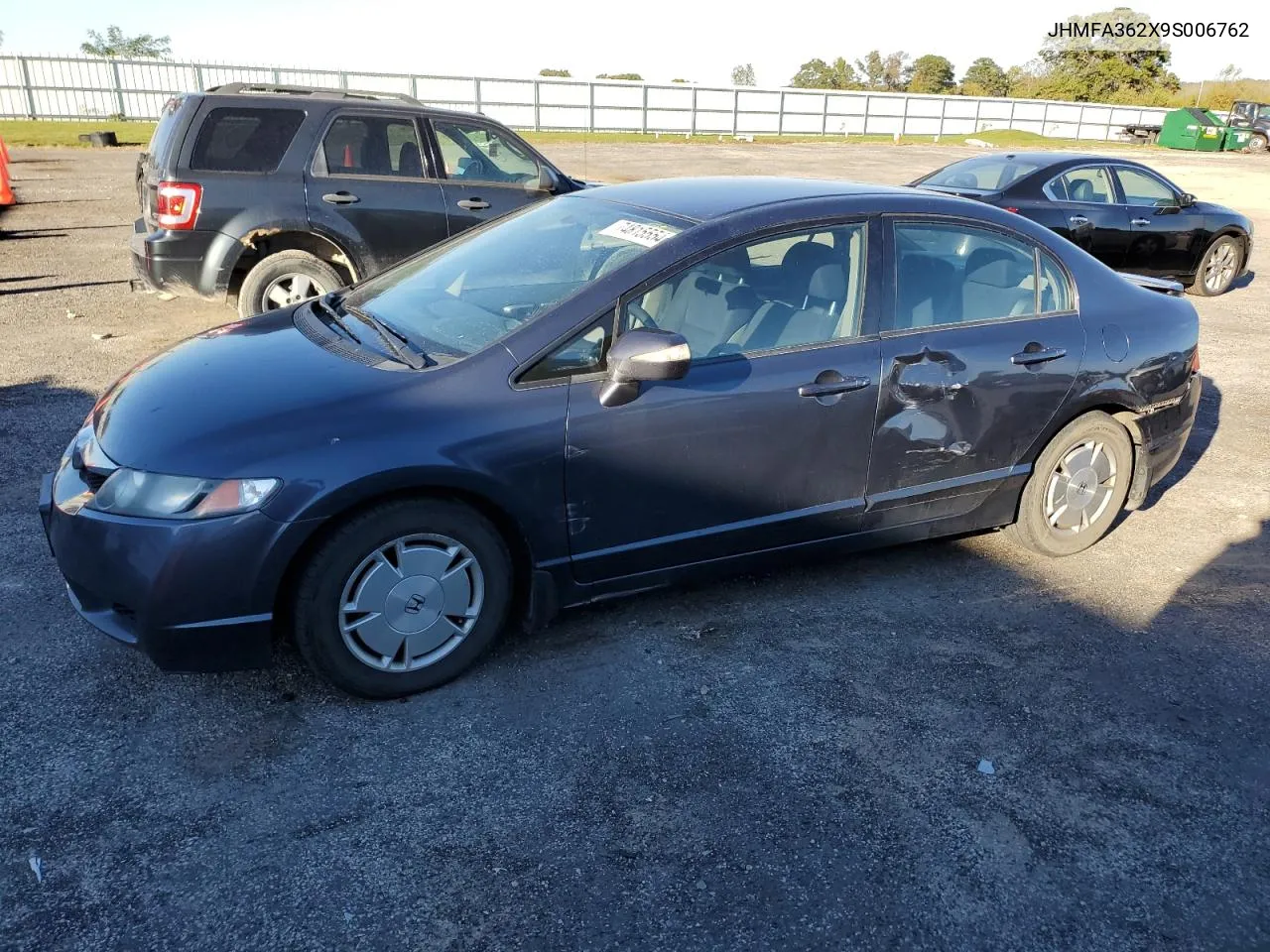 2009 Honda Civic Hybrid VIN: JHMFA362X9S006762 Lot: 74815554