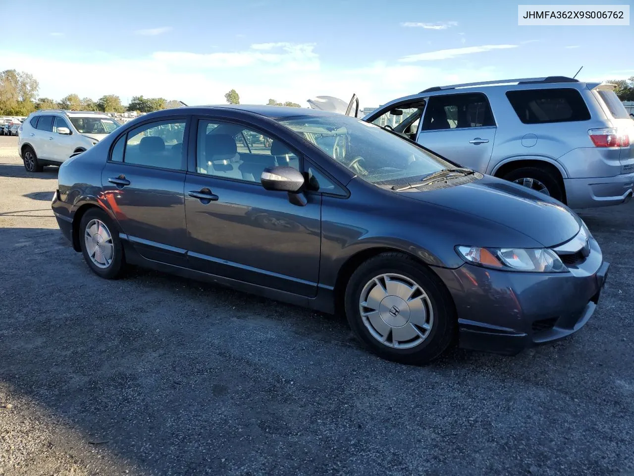 2009 Honda Civic Hybrid VIN: JHMFA362X9S006762 Lot: 74815554