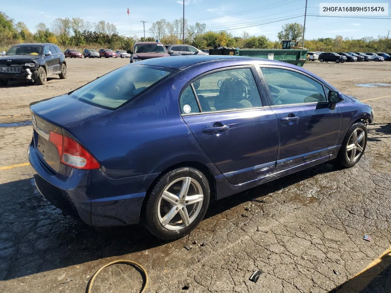 2HGFA16889H515476 2009 Honda Civic Ex