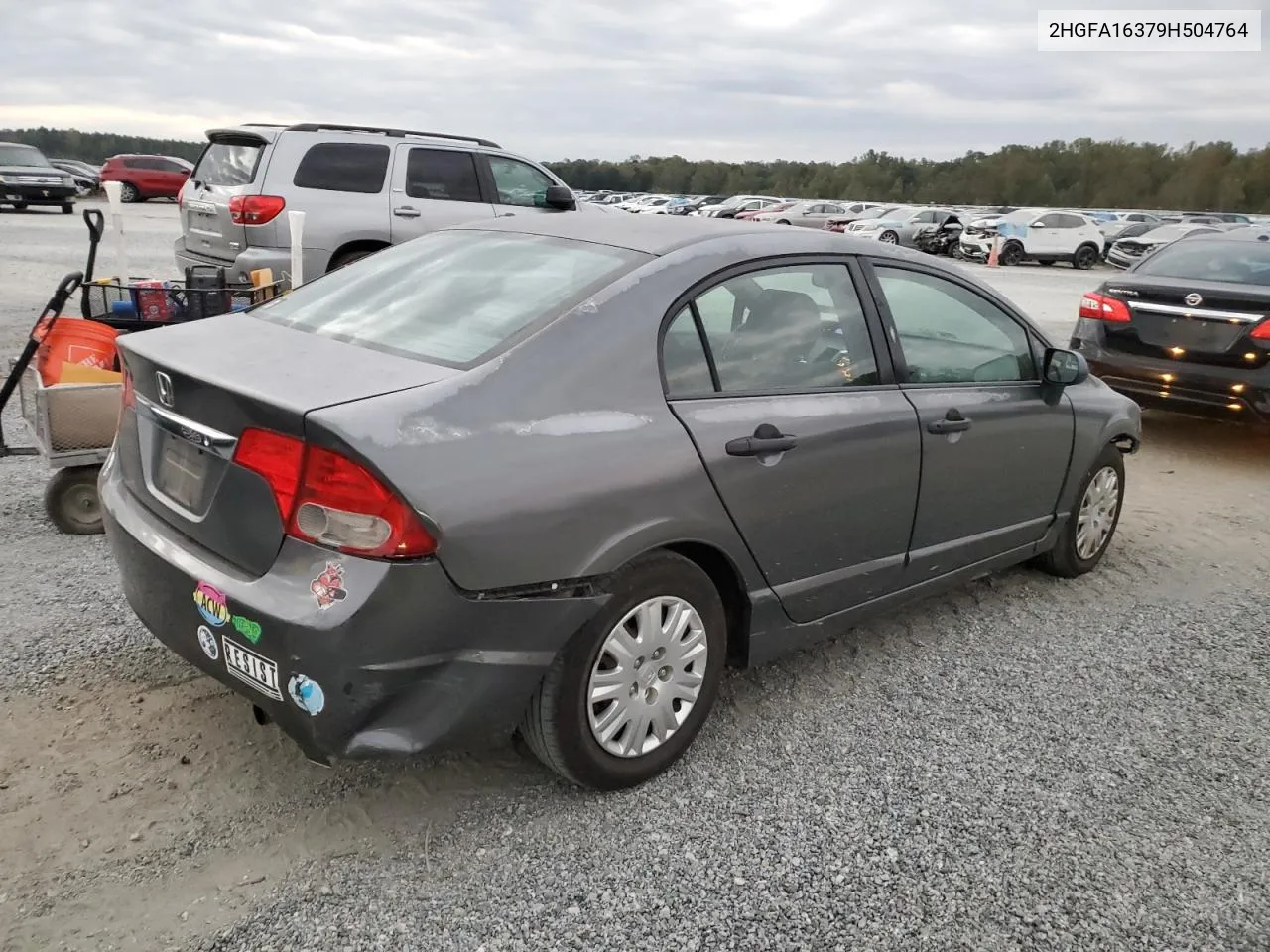 2009 Honda Civic Vp VIN: 2HGFA16379H504764 Lot: 75122234