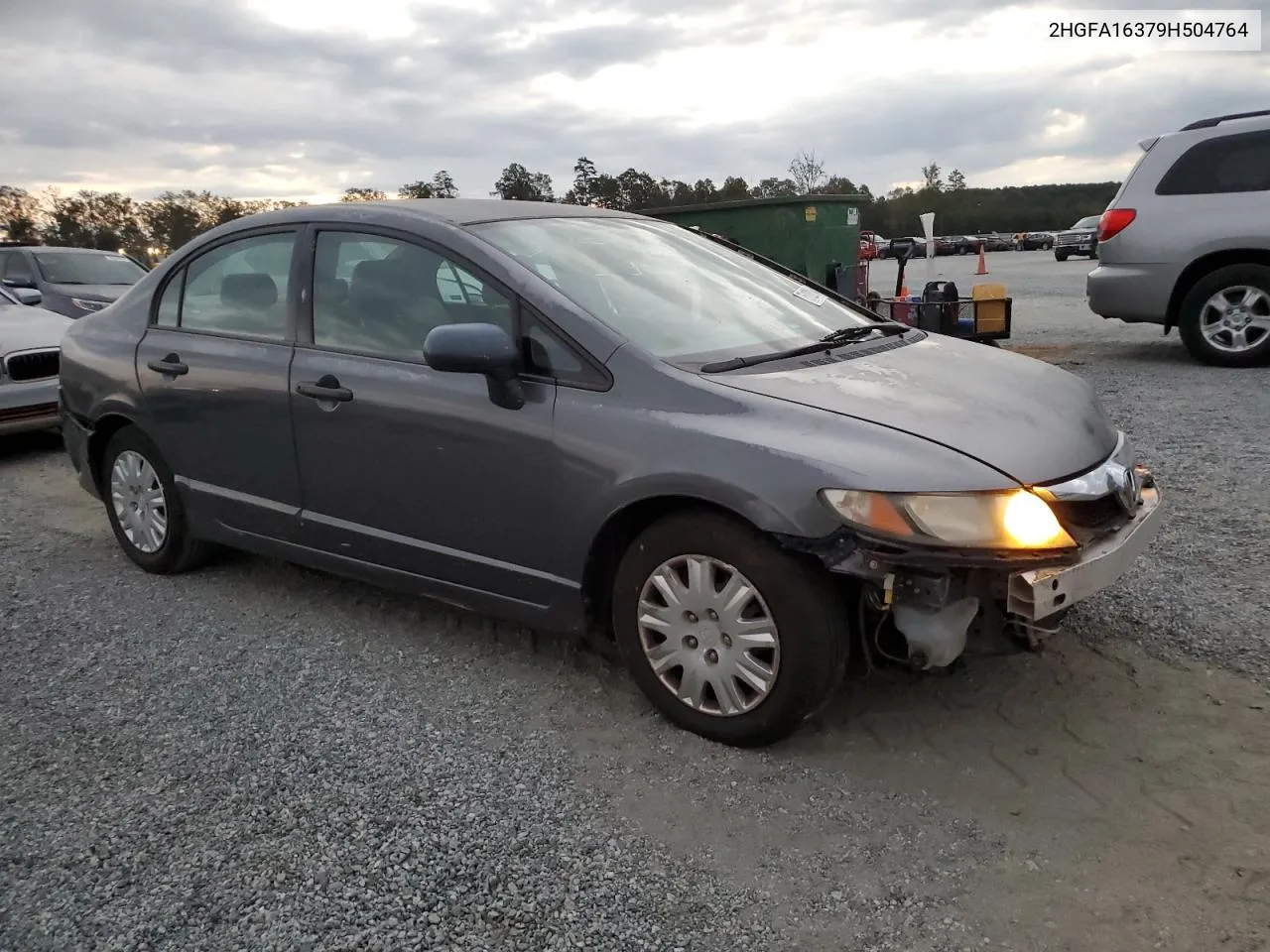 2009 Honda Civic Vp VIN: 2HGFA16379H504764 Lot: 75122234