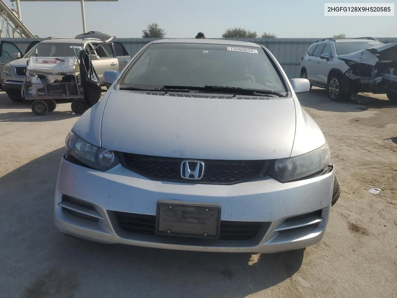 2009 Honda Civic Ex VIN: 2HGFG128X9H520585 Lot: 75289634