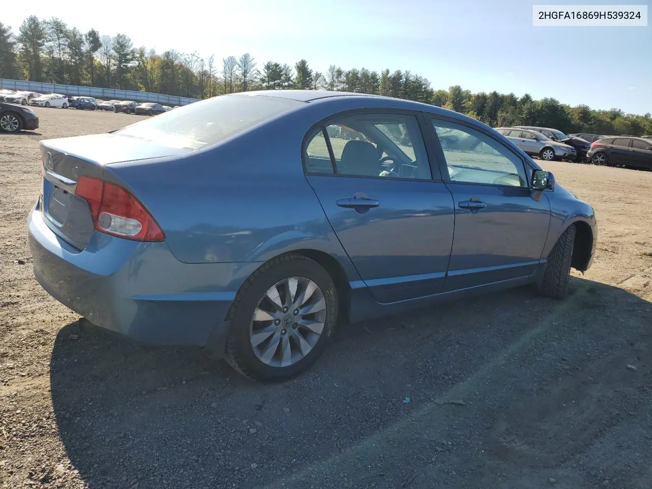 2009 Honda Civic Ex VIN: 2HGFA16869H539324 Lot: 75301224