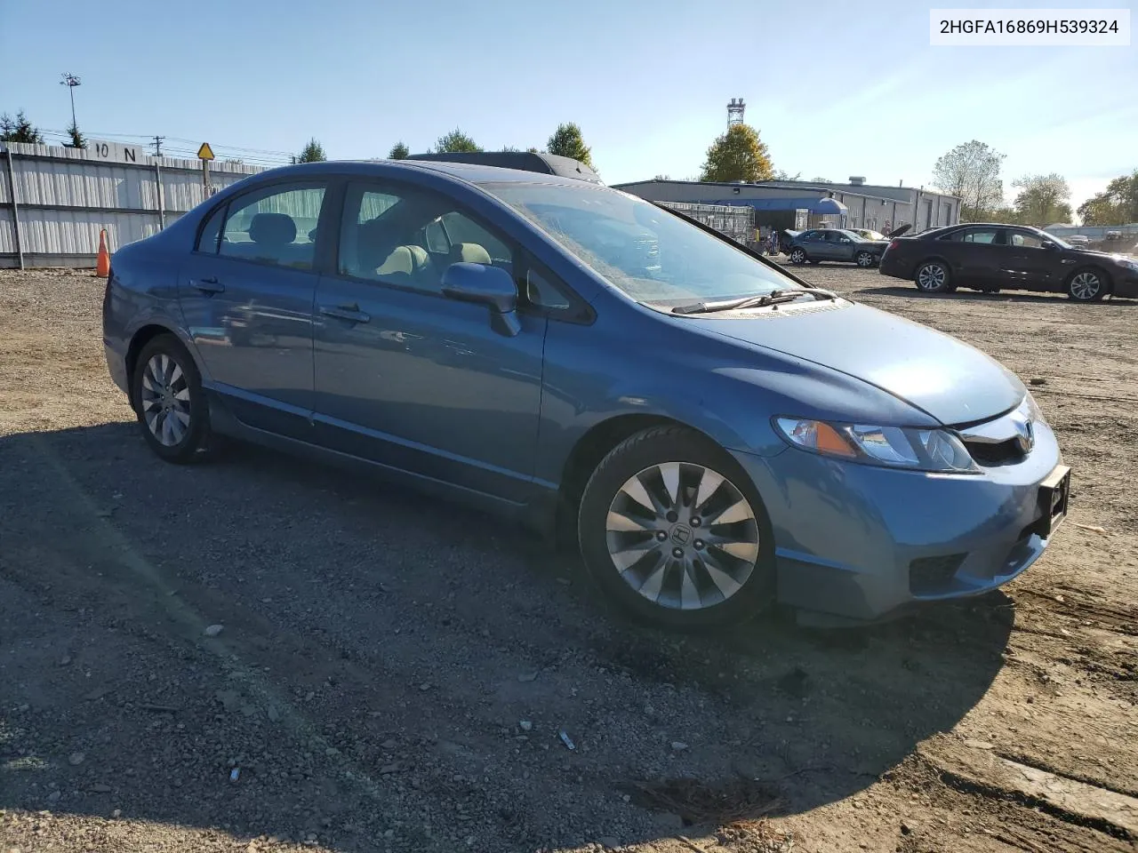 2009 Honda Civic Ex VIN: 2HGFA16869H539324 Lot: 75301224