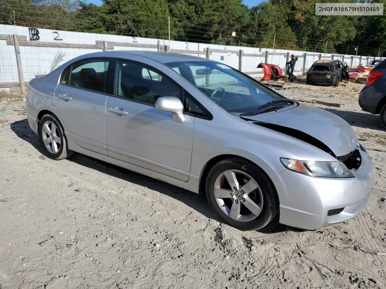 2009 Honda Civic Lx-S VIN: 2HGFA16679H510459 Lot: 75304514