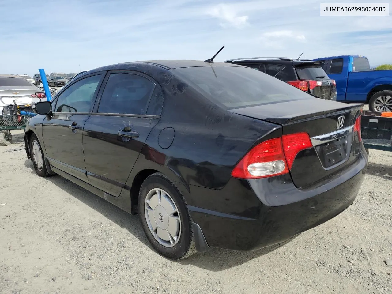 2009 Honda Civic Hybrid VIN: JHMFA36299S004680 Lot: 75325534