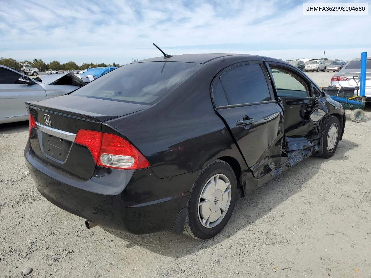 2009 Honda Civic Hybrid VIN: JHMFA36299S004680 Lot: 75325534