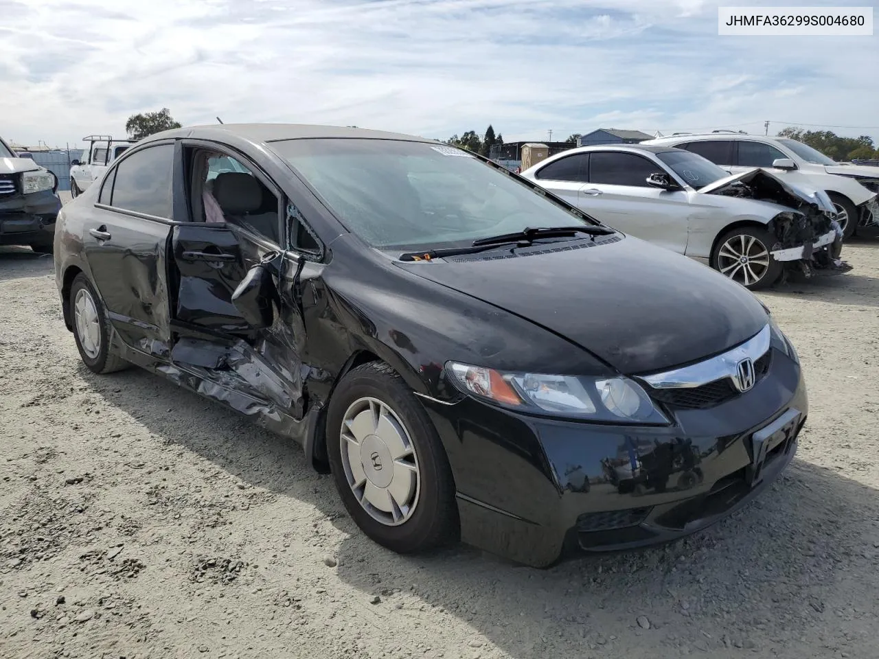 2009 Honda Civic Hybrid VIN: JHMFA36299S004680 Lot: 75325534